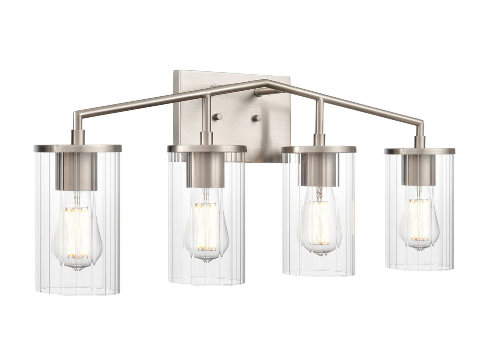 Millennium 9524-BN Four Light Vanity, Brushed Nickel