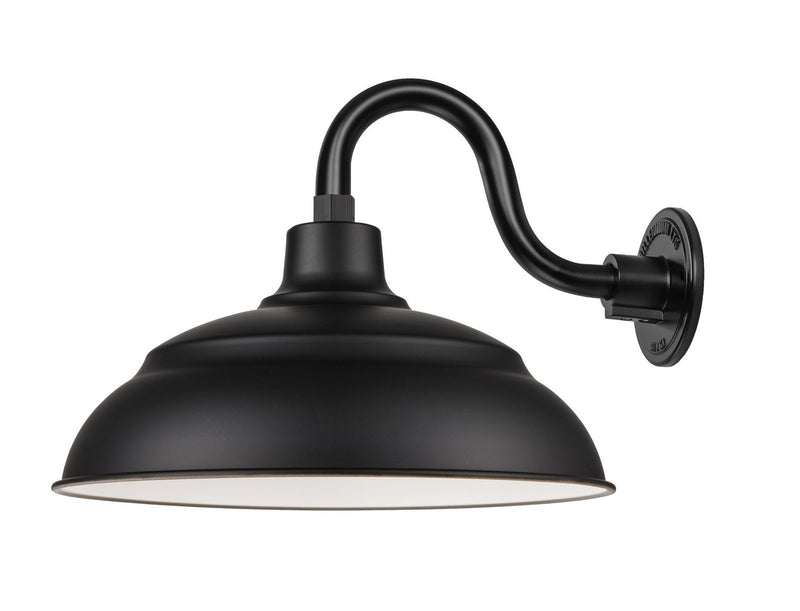 Millennium UWS14GN10-SB One Light Pendant, Satin Black