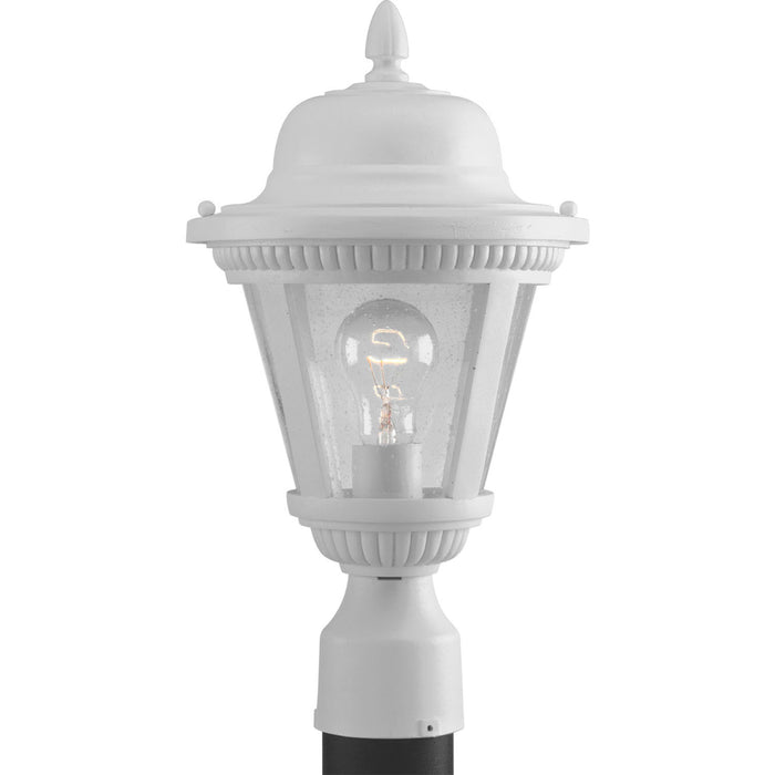 Progress Lighting P5445-30 One Light Post Lantern, White