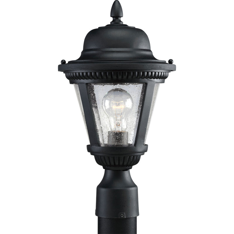 Progress Lighting P5445-31 One Light Post Lantern, Textured Black