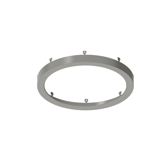 Nora Lighting NELO-8RBN Decorative Metal Ring, Matte Powder White