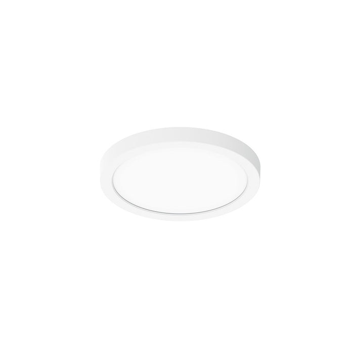 Nora Lighting NELOSW-6RTWMPWLE4 LED Surface Mount, Matte Powder White