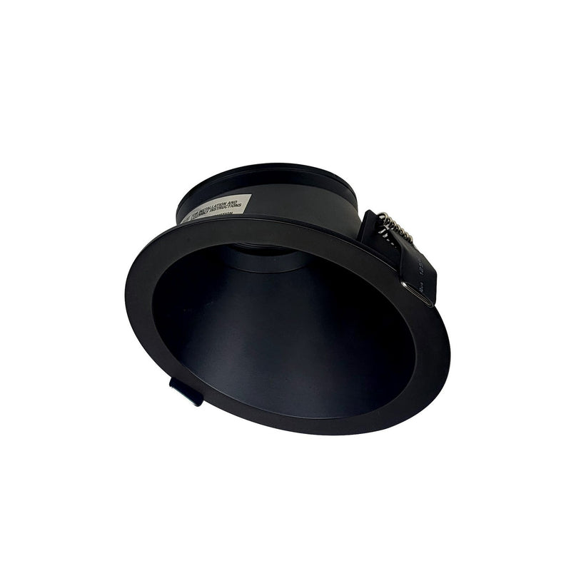 Nora Lighting NIOC-4RSPB Can-less Slope Trim, Black