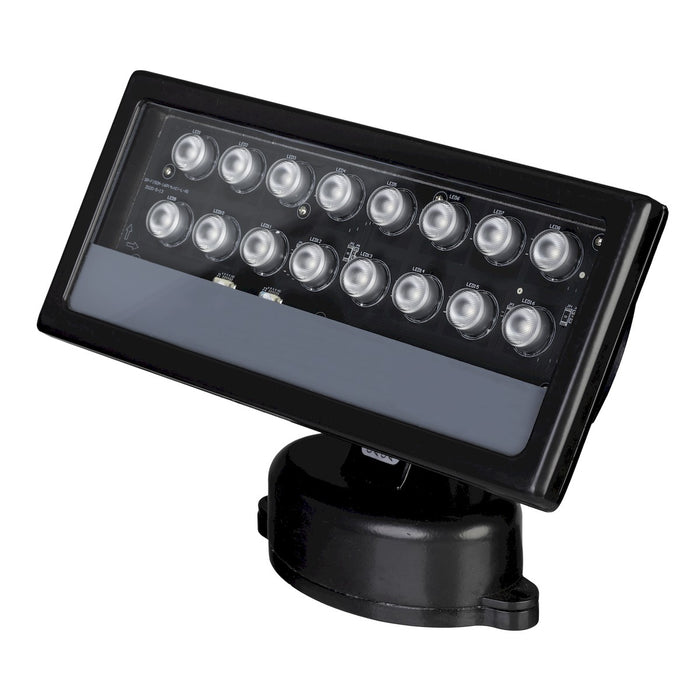 American Lighting CRSA-A1-RGBW-BK With 5Ft Power Cable + Male And Female Connector, Black/Silver