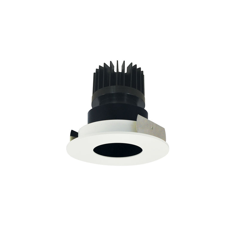 Nora Lighting NIO-4RPHCDXBMPW/HL LED Pinhole, Black Pinhole / Matte Powder White Flange