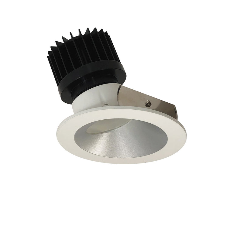 Nora Lighting NIO-4RWCDXHZMPW/HL LED Wall Wash, Haze Reflector / Matte Powder White Flange
