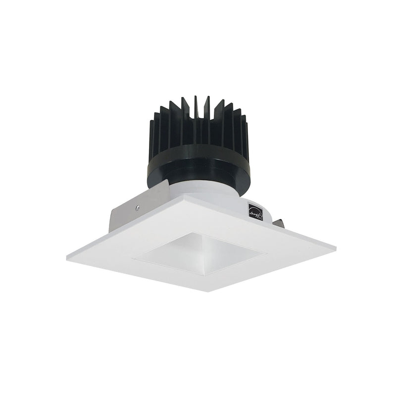 Nora Lighting NIO-4SNDSQCDXMPW/HL LED Reflector, Matte Powder White Reflector / Matte Powder White Flange