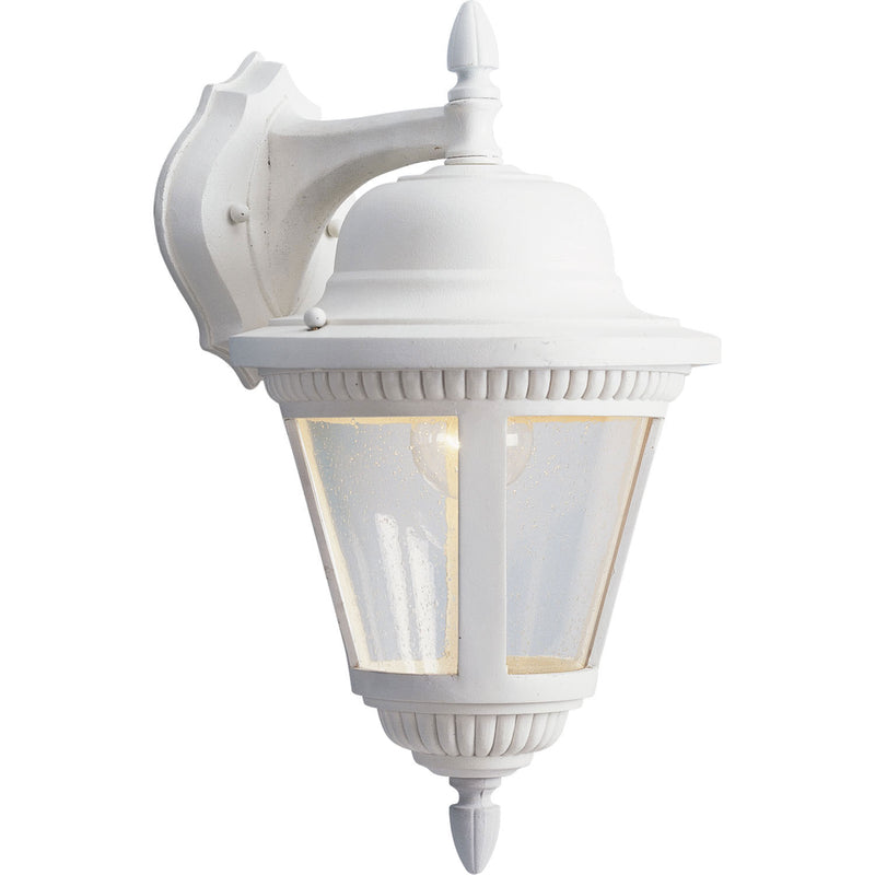 Progress Lighting P5863-30 One Light Wall Lantern, White