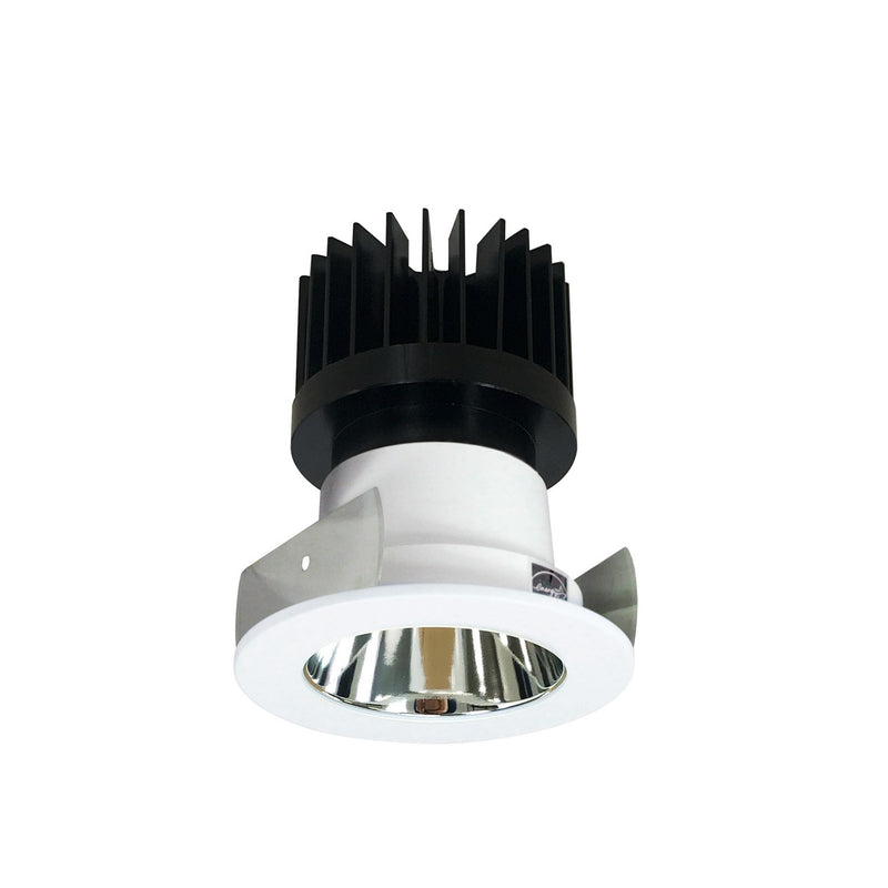Nora Lighting NIOB-2RNDCCDXCMPW/HL LED Reflector, Specular Clear Reflector / Matte Powder White Flange