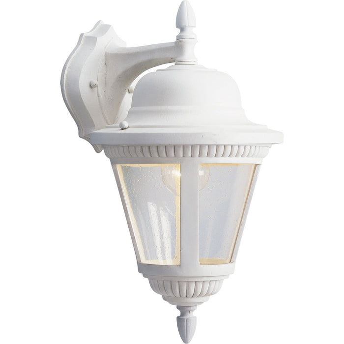 Progress Lighting P5863-30 One Light Wall Lantern, White