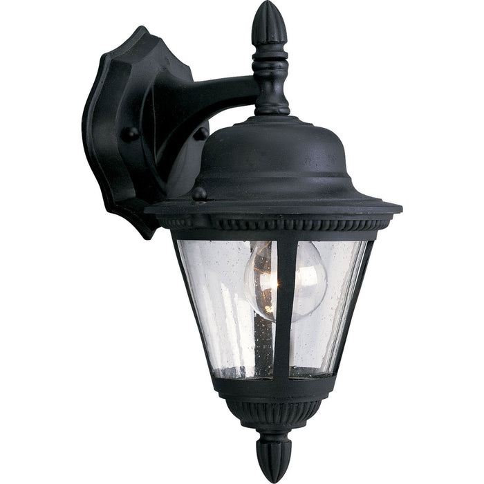 Progress Lighting P5862-31 One Light Wall Lantern, Textured Black