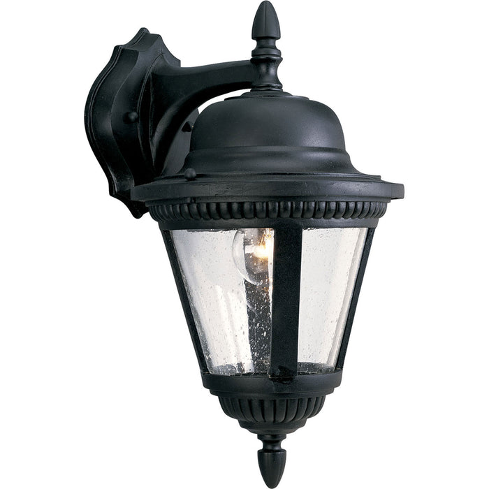 Progress Lighting P5863-31 One Light Wall Lantern, Textured Black
