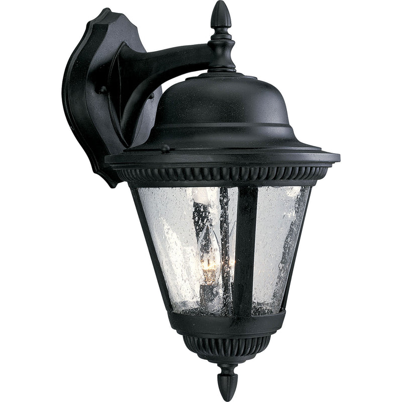 Progress Lighting P5864-31 Two Light Wall Lantern, Textured Black