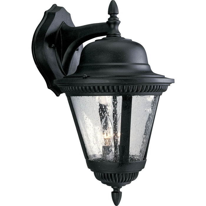 Progress Lighting P5864-31 Two Light Wall Lantern, Textured Black