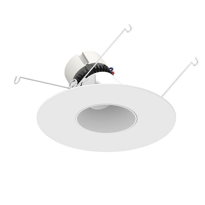 Nora Lighting NPR-56RSLACDXMPW LED Adjustable Slot Retrofit, Matte Powder White