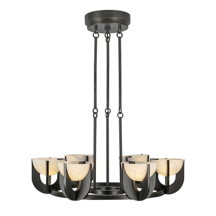 Alora CH362627UBAR-UNV LED Chandelier, Urban Bronze/Alabaster