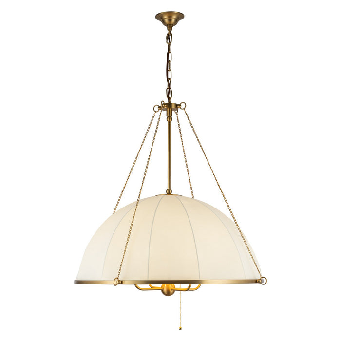 Alora CH661433BG Four Light Chandelier, Brushed Gold