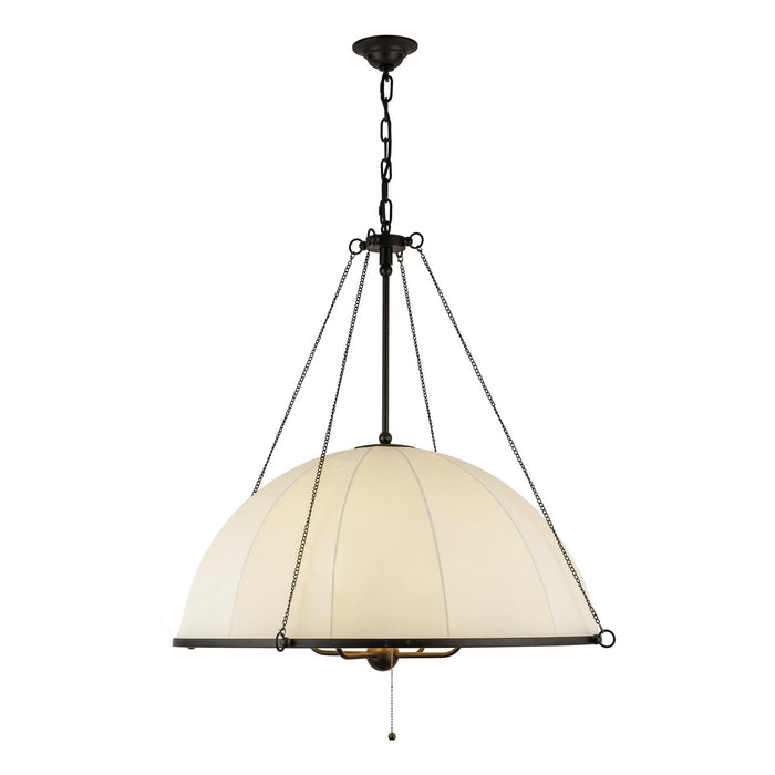 Alora CH661433MB Four Light Chandelier, Matte Black
