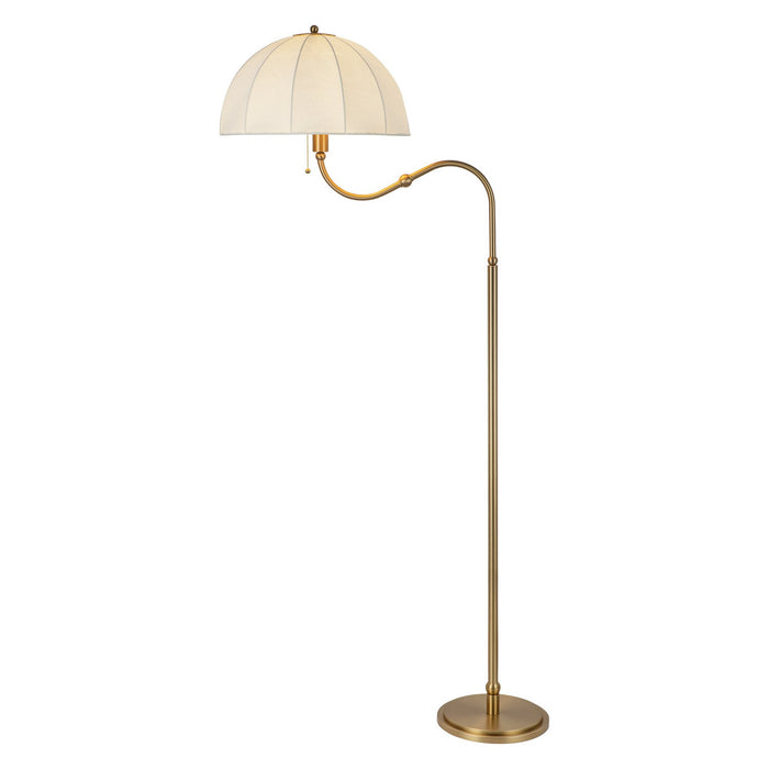 Alora FL661068BG One Light Floor Lamp, Brushed Gold