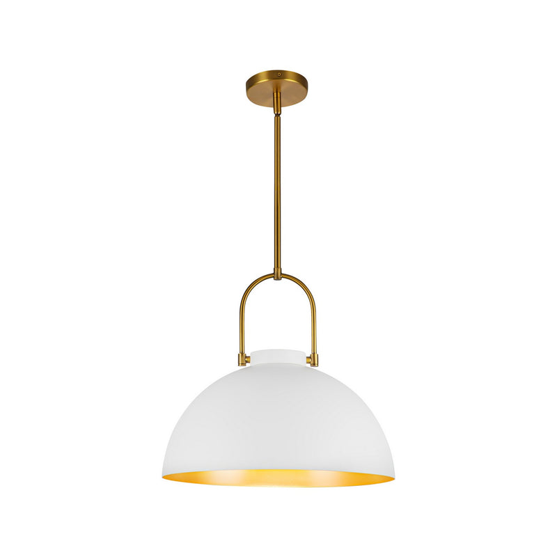 Alora PD504016WH One Light Pendant, White