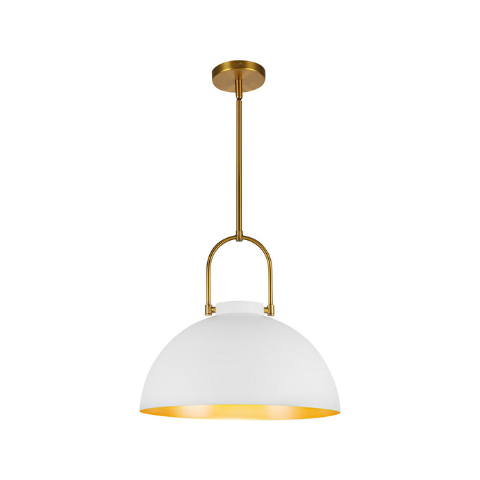 Alora PD504016WH One Light Pendant, White