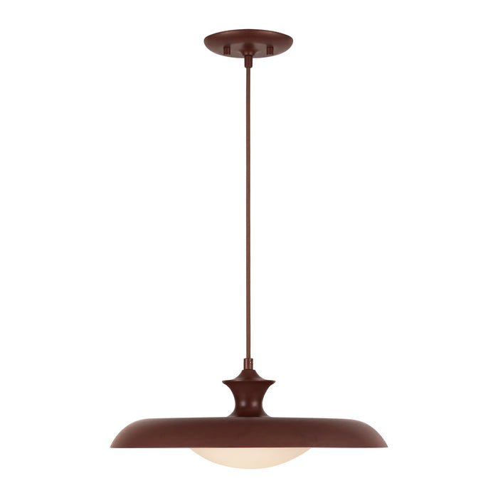 Alora PD557015BGD One Light Pendant, Burgundy