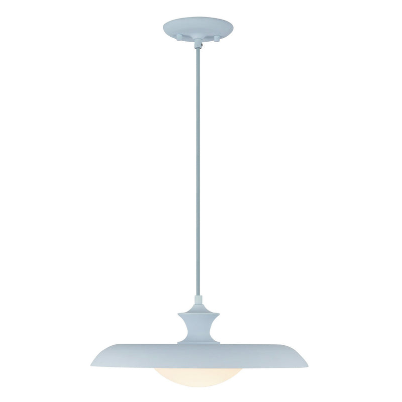 Alora PD557015CER One Light Pendant, Cerulean