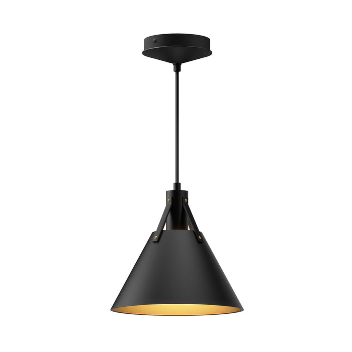 Alora PD584510MB One Light Pendant, Matte Black