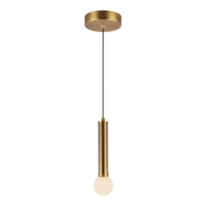 Alora PD612109BGOP-UNV LED Pendant, Brushed Gold/Opal Glass