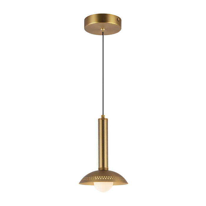 Alora PD616109BGOP-UNV LED Pendant, Brushed Gold/Opal Glass