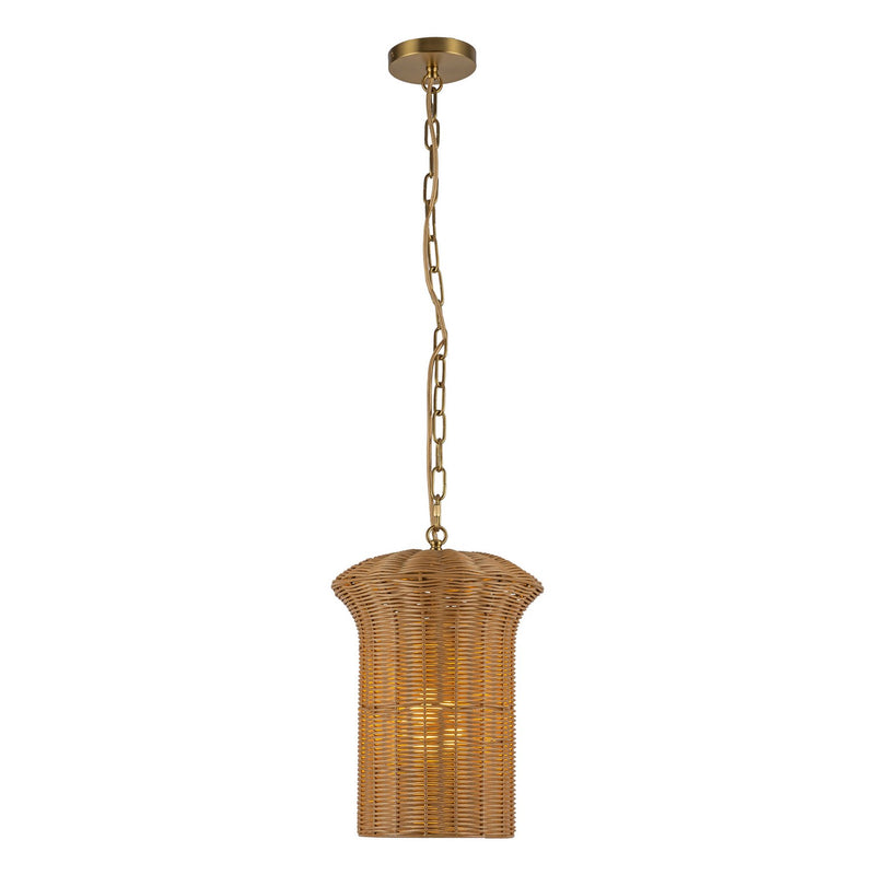 Alora PD641011BG One Light Pendant, Brushed Gold