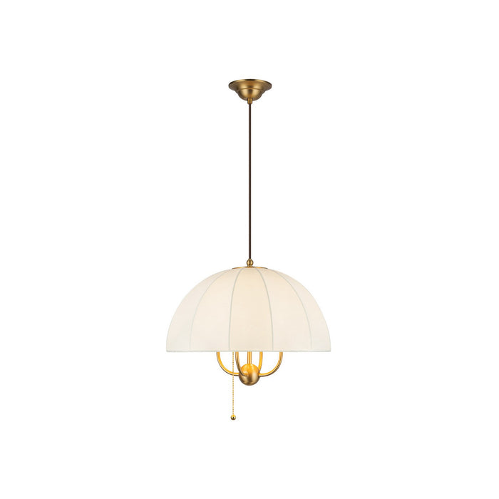 Alora PD661418BG Four Light Pendant, Brushed Gold