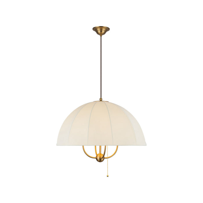 Alora PD661424BG Four Light Pendant, Brushed Gold