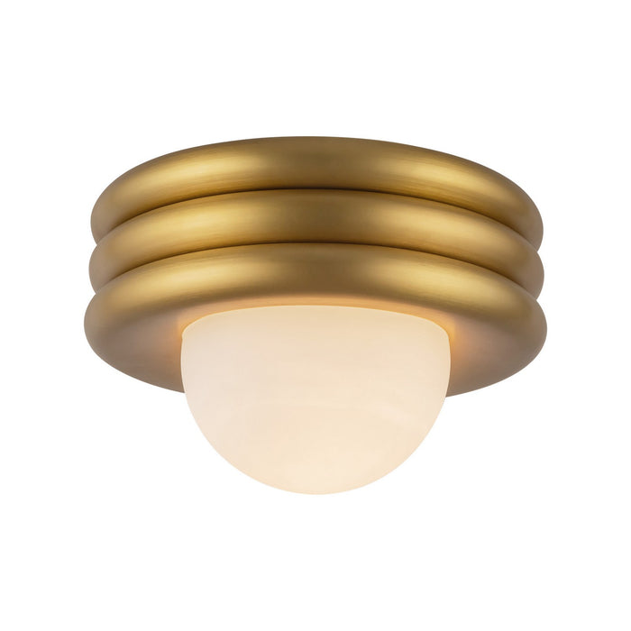 Alora SF426012BG One Light Semi-Flush Mount, Brushed Gold
