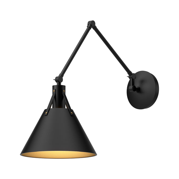 Alora WV584510MB One Light Vanity, Matte Black