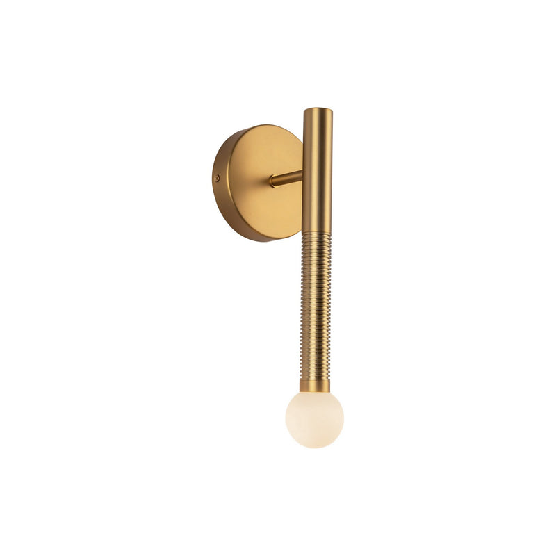 Alora WV612114BGOP-UNV LED Wall/Vanity, Brushed Gold/Opal Glass