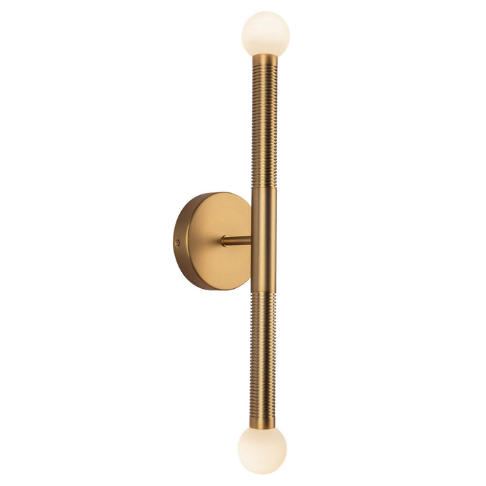 Alora WV612223BGOP-UNV LED Wall/Vanity, Brushed Gold/Opal Glass
