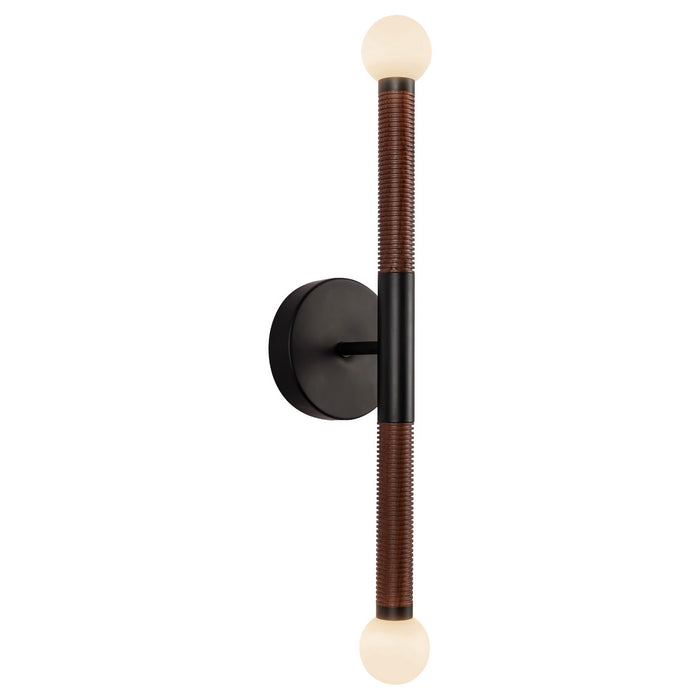 Alora WV612223MBOP-UNV LED Wall/Vanity, Matte Black/Opal Glass