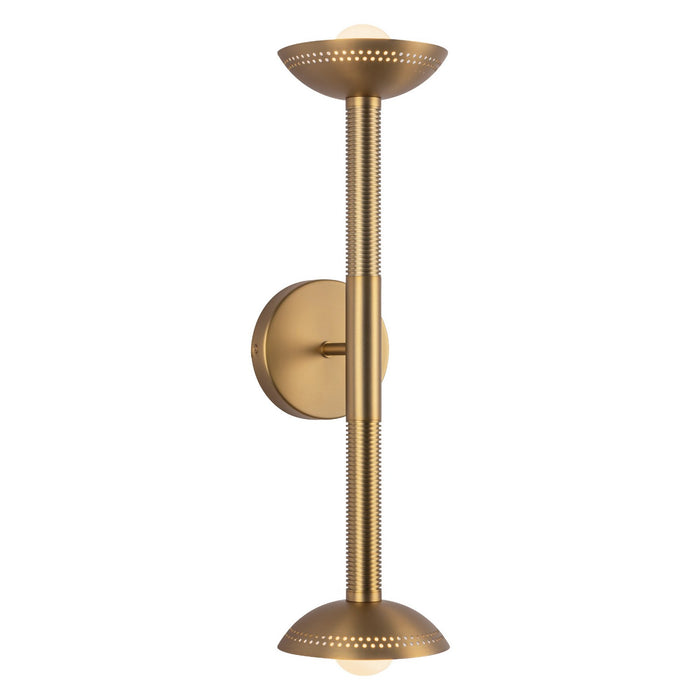 Alora WV616223BGOP-UNV LED Wall/Vanity, Brushed Gold/Opal Glass