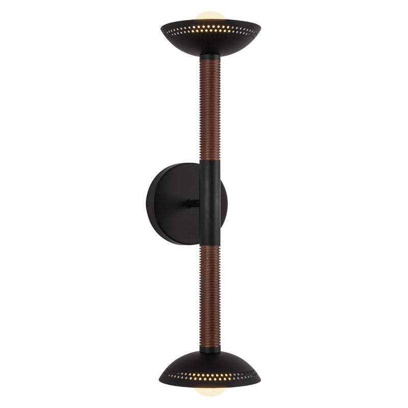 Alora WV616223MBOP-UNV LED Wall/Vanity, Matte Black/Opal Glass