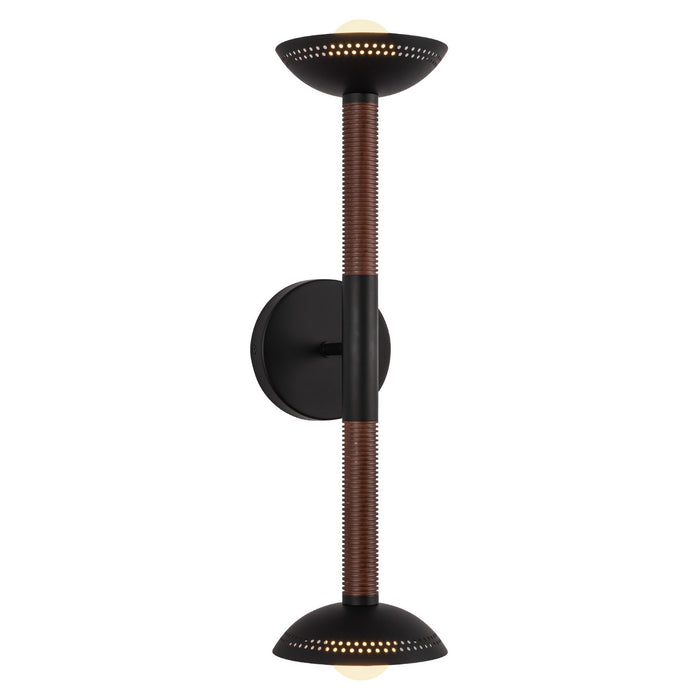 Alora WV616223MBOP-UNV LED Wall/Vanity, Matte Black/Opal Glass