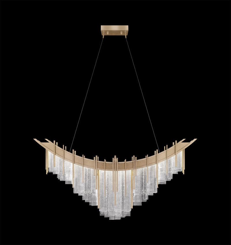 Fine Art 100076-51 LED Pendant, Soft Gold