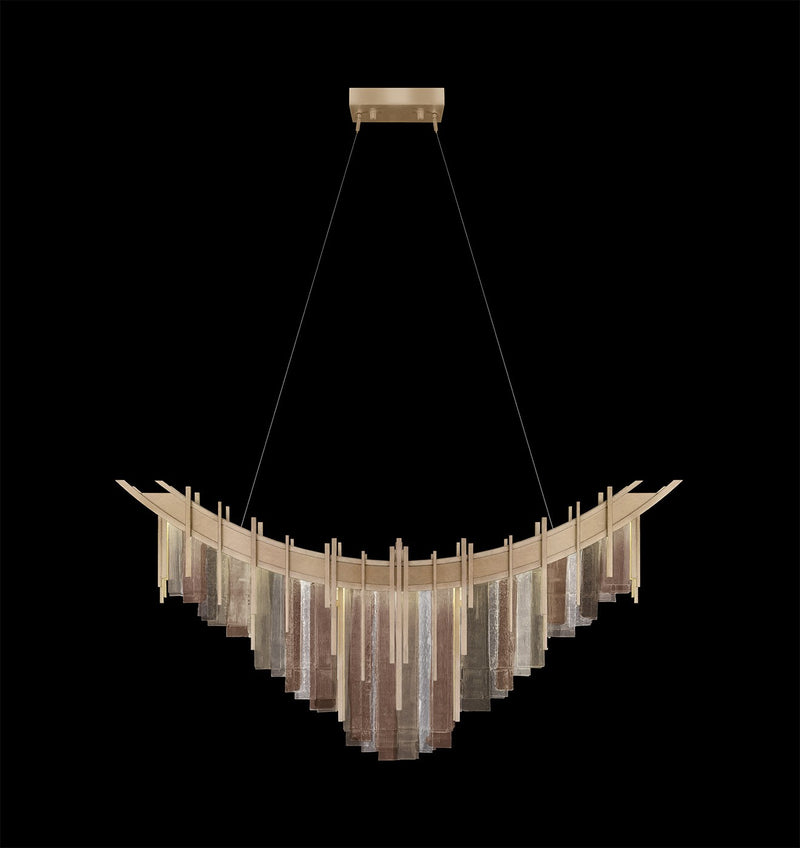 Fine Art 100076-52 LED Pendant, Soft Gold
