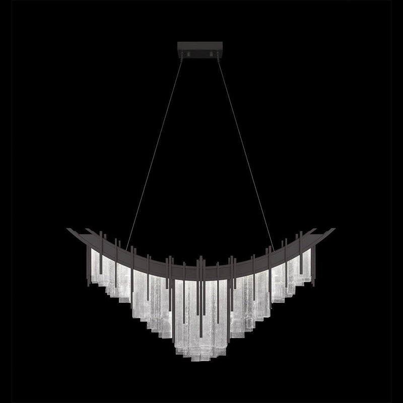 Fine Art 100076-61 LED Pendant, Midnight Steel
