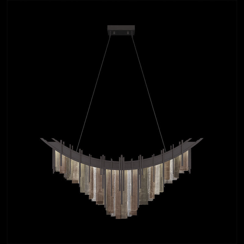 Fine Art 100076-62 LED Pendant, Midnight Steel