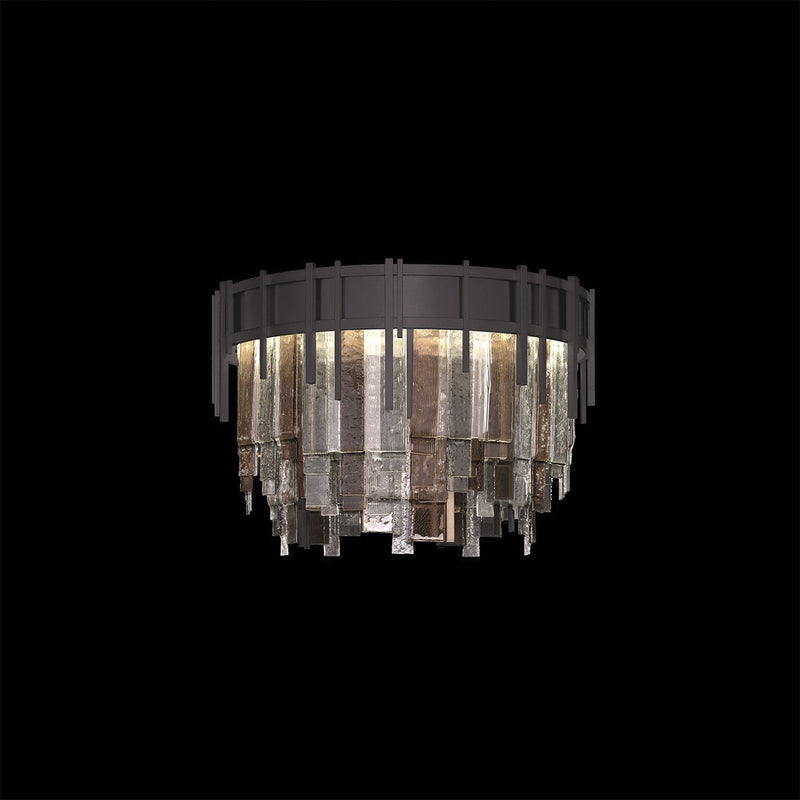 Fine Art 100079-62 LED Flush Mount, Midnight Steel