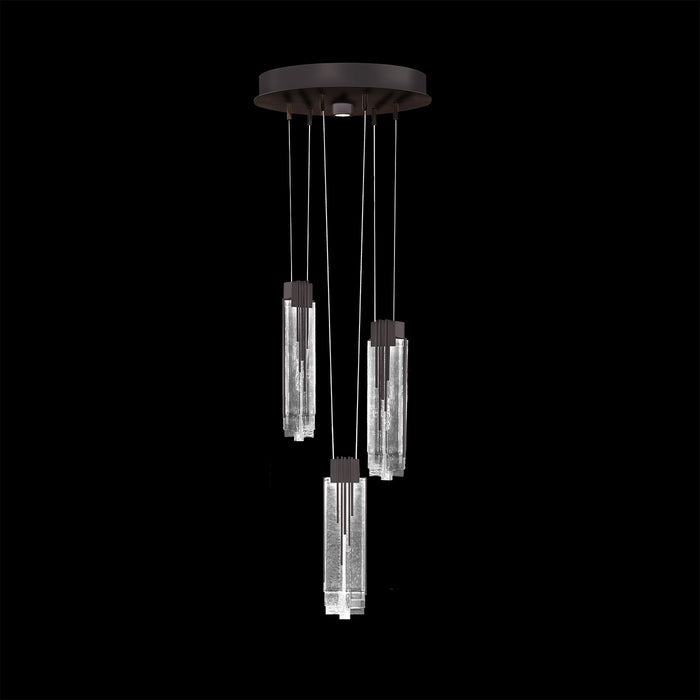 Fine Art 100080-61 LED Pendant, Midnight Steel