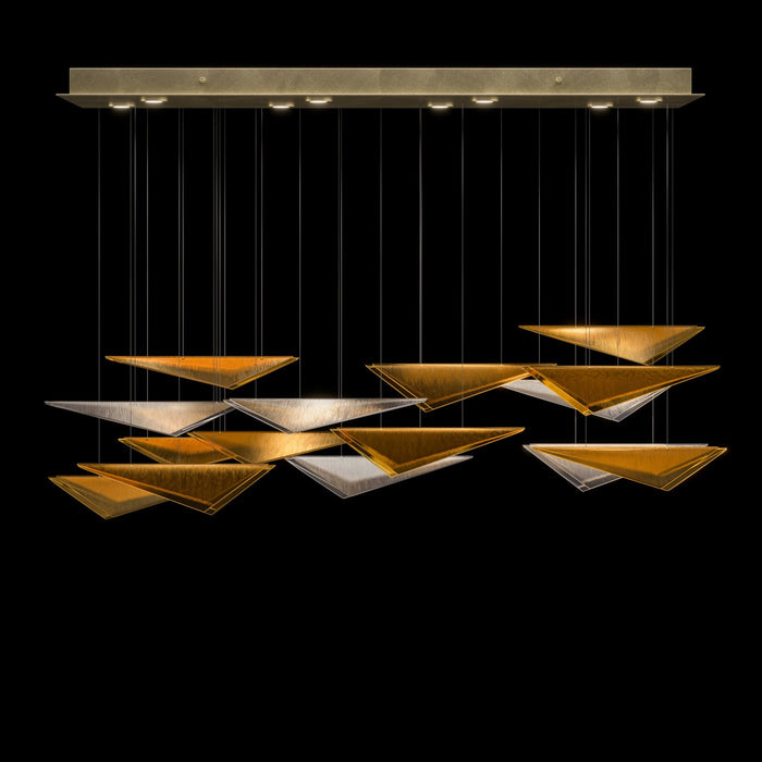 Fine Art 100117-53 LED Pendant, Soft Gold