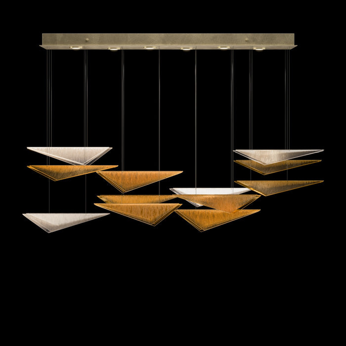 Fine Art 100118-53 LED Pendant, Soft Gold