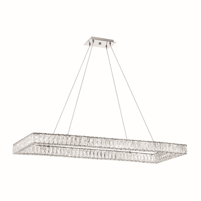 Crystorama ED3565001CH LED Chandelier, Polished Chrome